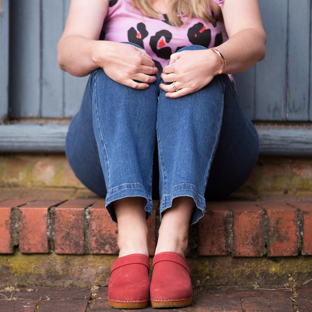 Greta Clogs | Swedish Clog Design | Pink Sapphire