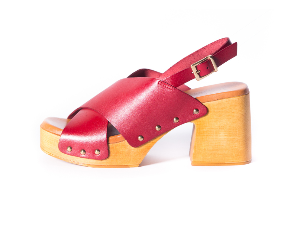 Phoebe Heel Clogs | Chilli